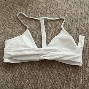 White and Orange Cupshe Bikini